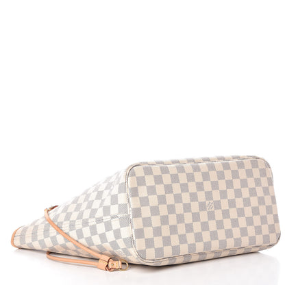 Louis Vuitton Damier Azur Neo Neverfull MM Rose Ballerine 4 of 7