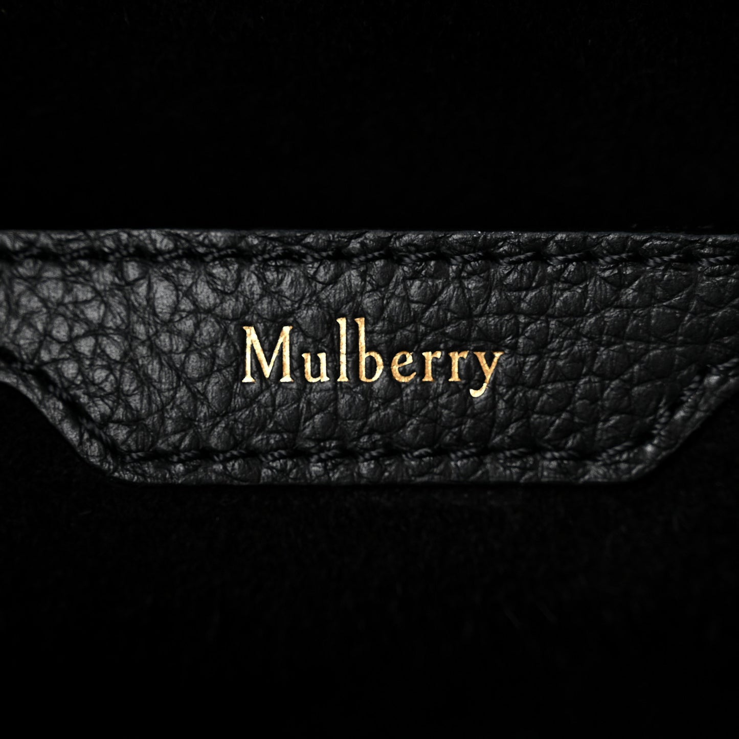 Small Classic Grain Small Zipped Bayswater Black