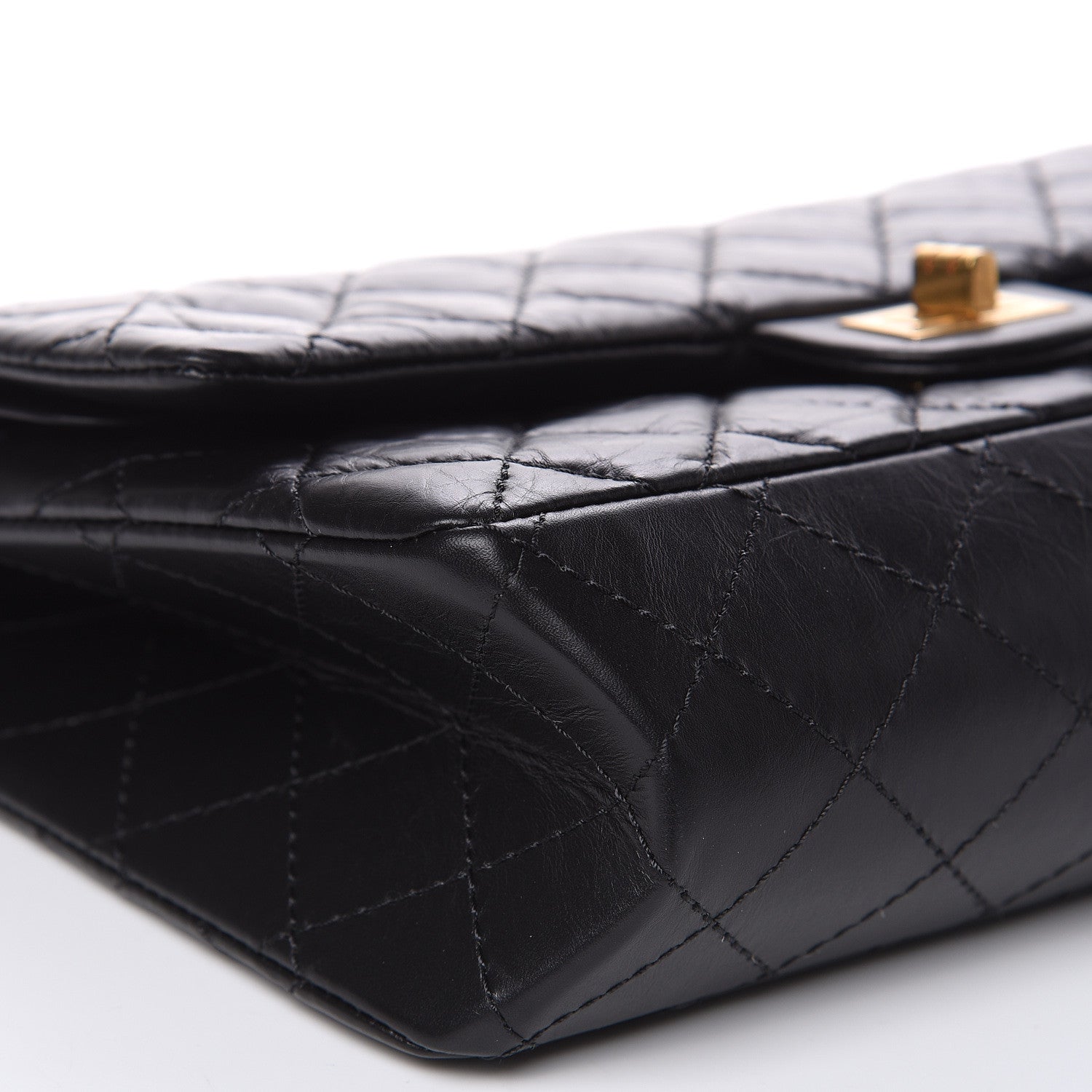 Chanel Aged Calfskin Quilted 2.55 Reissue 226 Flap Black 8 of 11