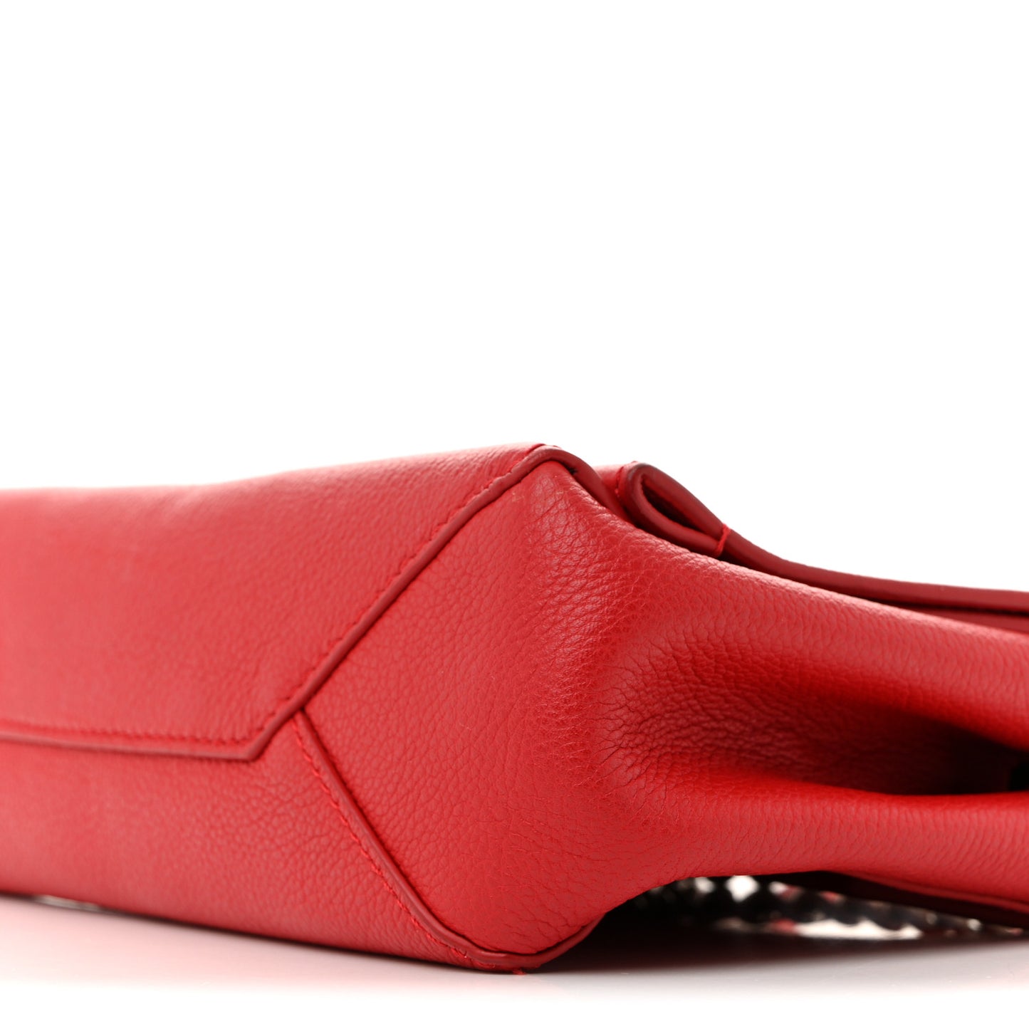Calfskin Lockme II Chain Bag BB Rubis