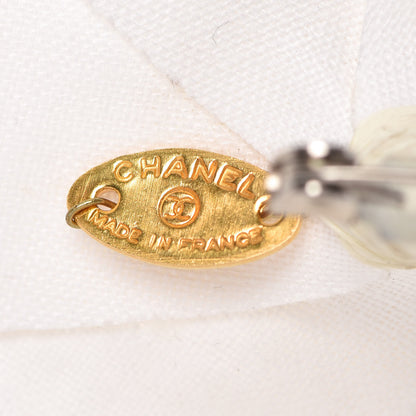 Chanel Camellia Brooch Pin White 4 of 5