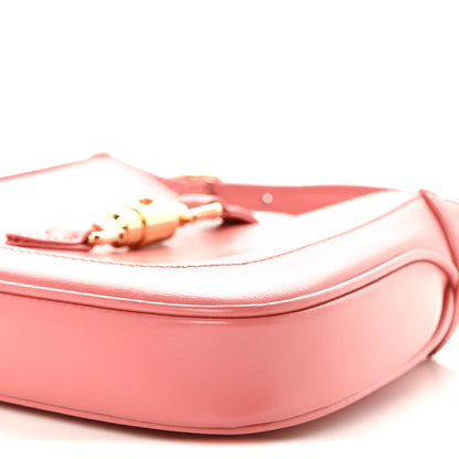 Gucci Boarded Dyana Lux Calfskin Mini Jackie 1961 Hobo Pink 9 of 9