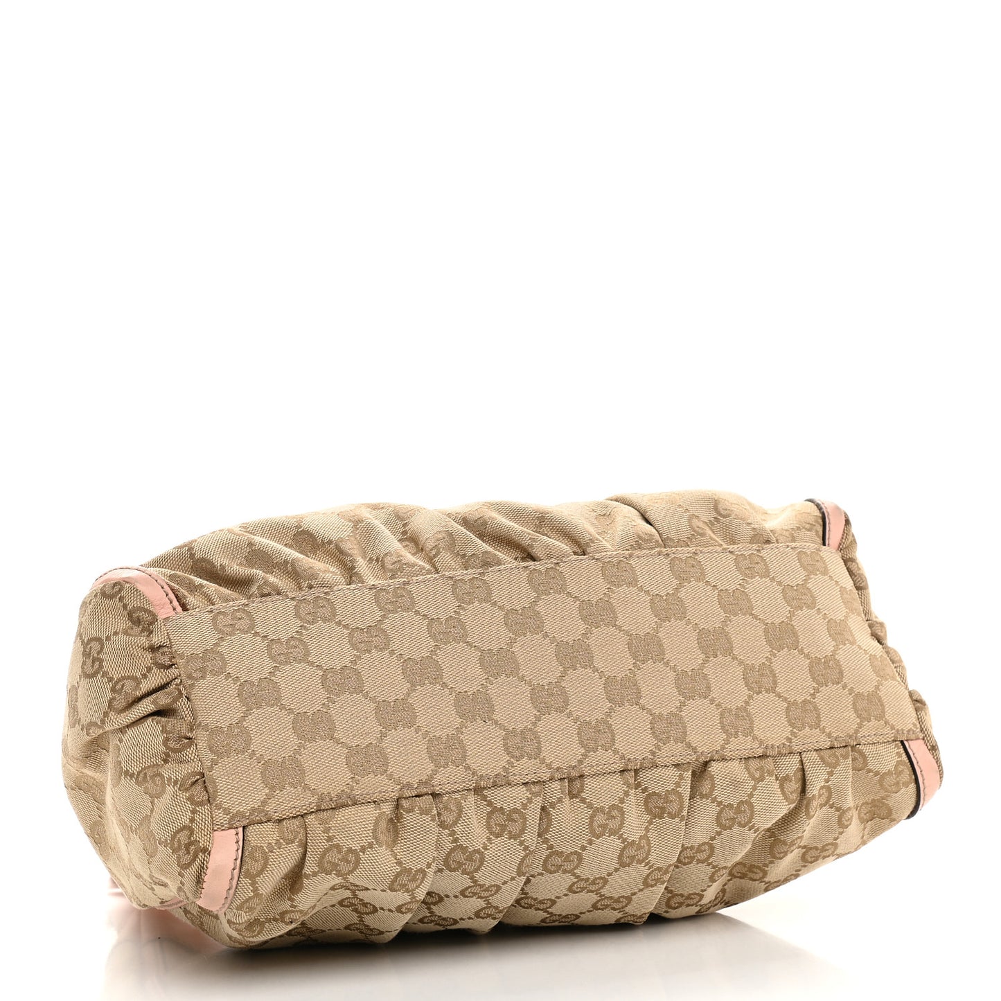 Monogram Medium D Gold Ring Hobo Pink