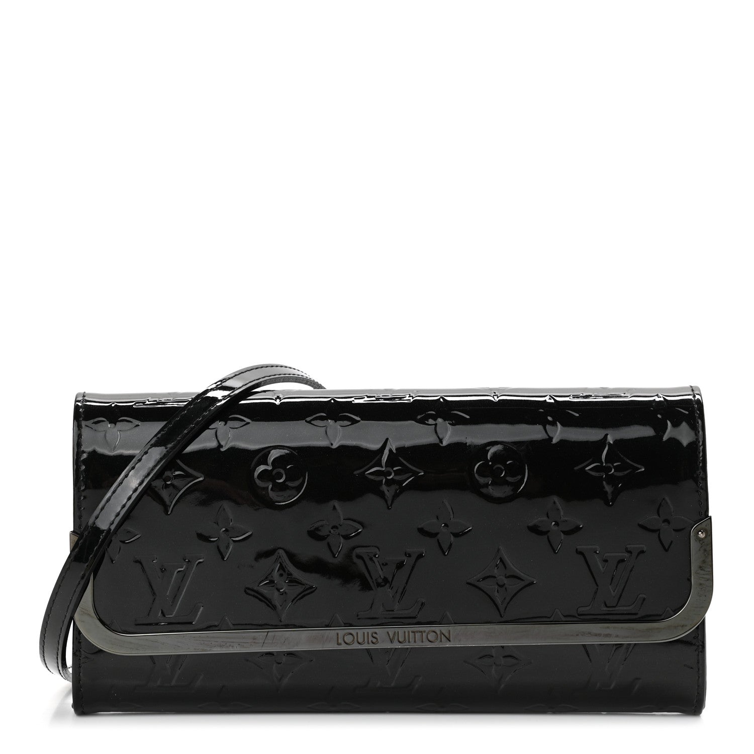 Louis Vuitton Vernis Rossmore MM Noir Magnetique 1 of 11