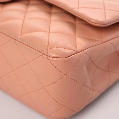 Chanel Lambskin Quilted Medium Double Flap Light Pink 11 of 16