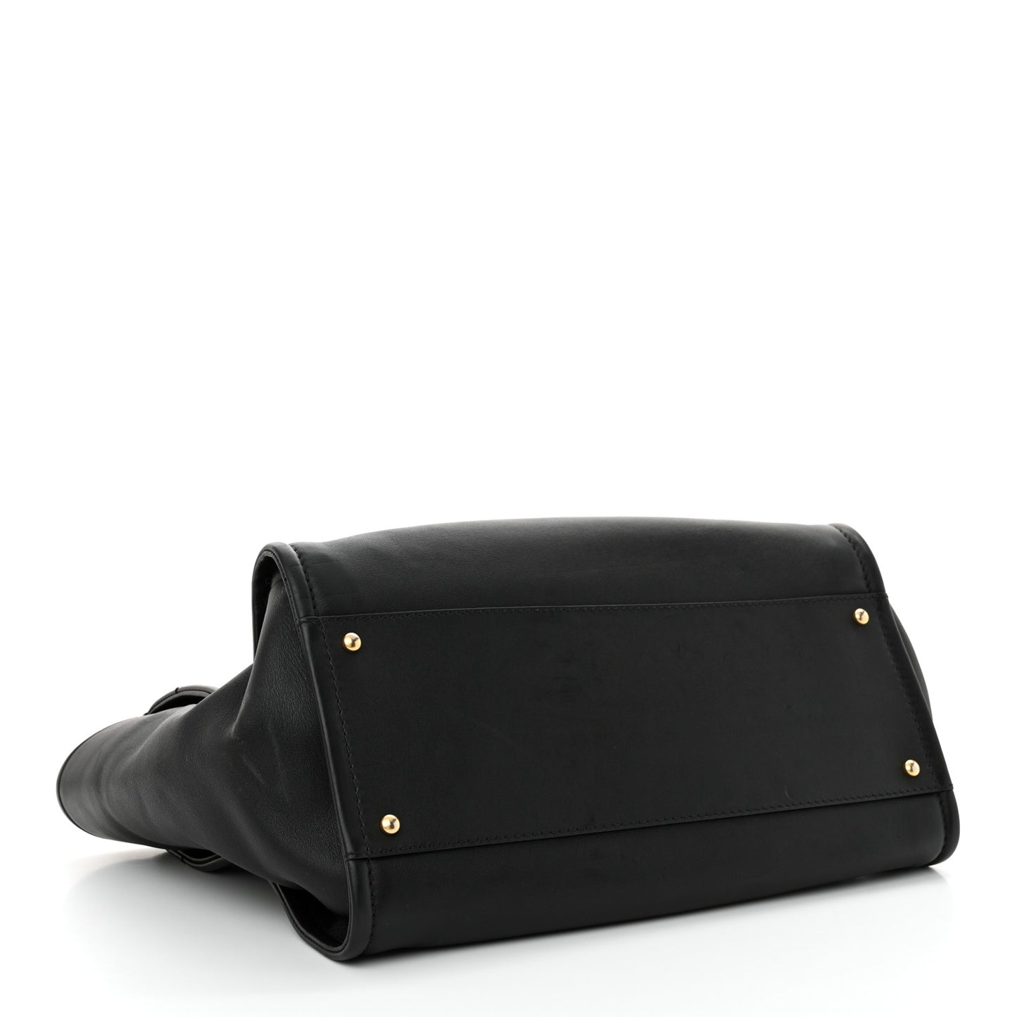 Calfskin Medium Deauville Tote Black Multicolor