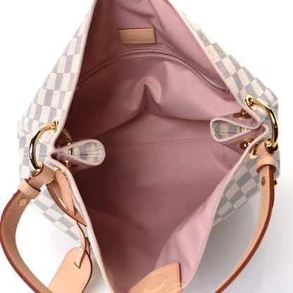 Louis Vuitton Damier Azur Graceful PM Rose Ballerine 4 of 5