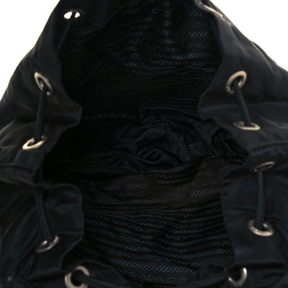 Prada Nylon Vela Medium Backpack Black 4 of 9
