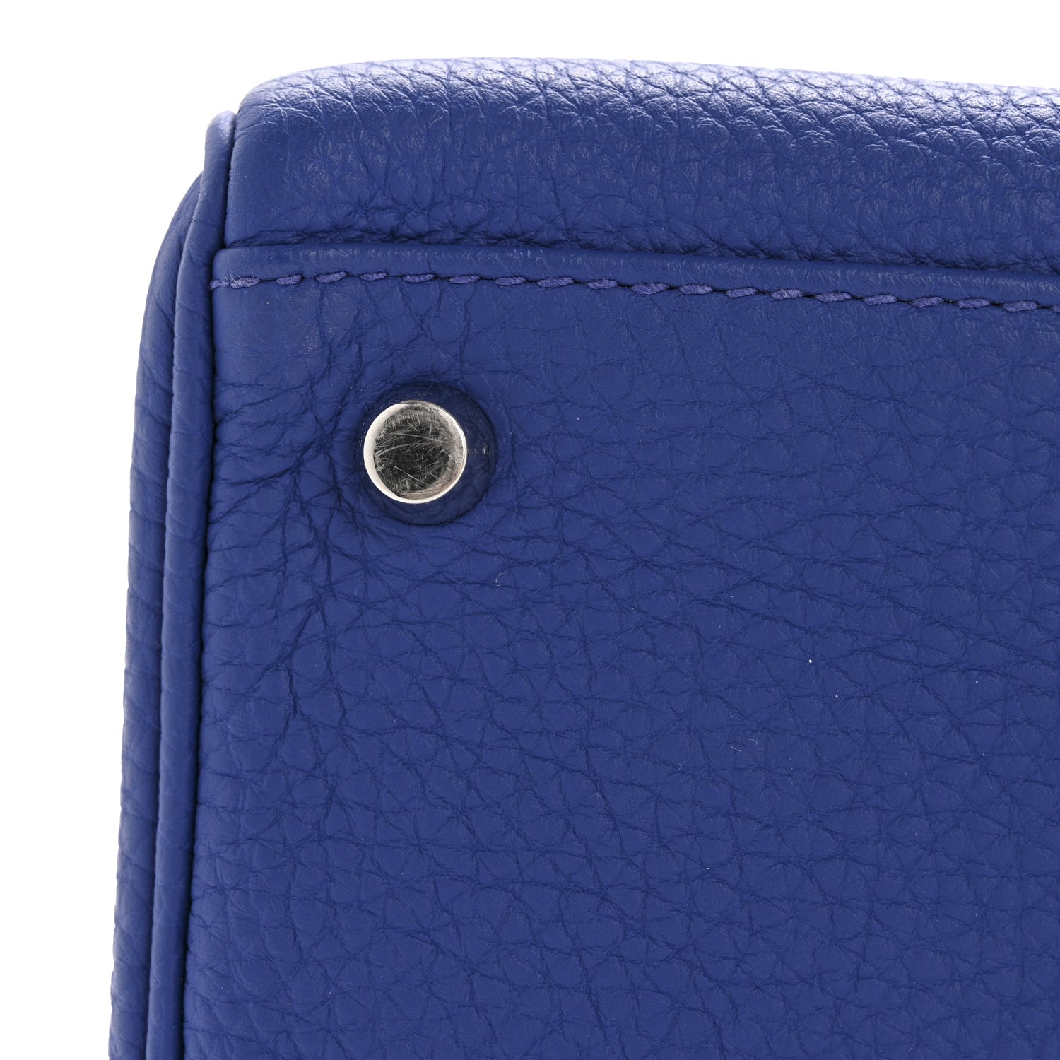 Hermes Togo Kelly Retourne 35 Bleu Electrique 11 of 11