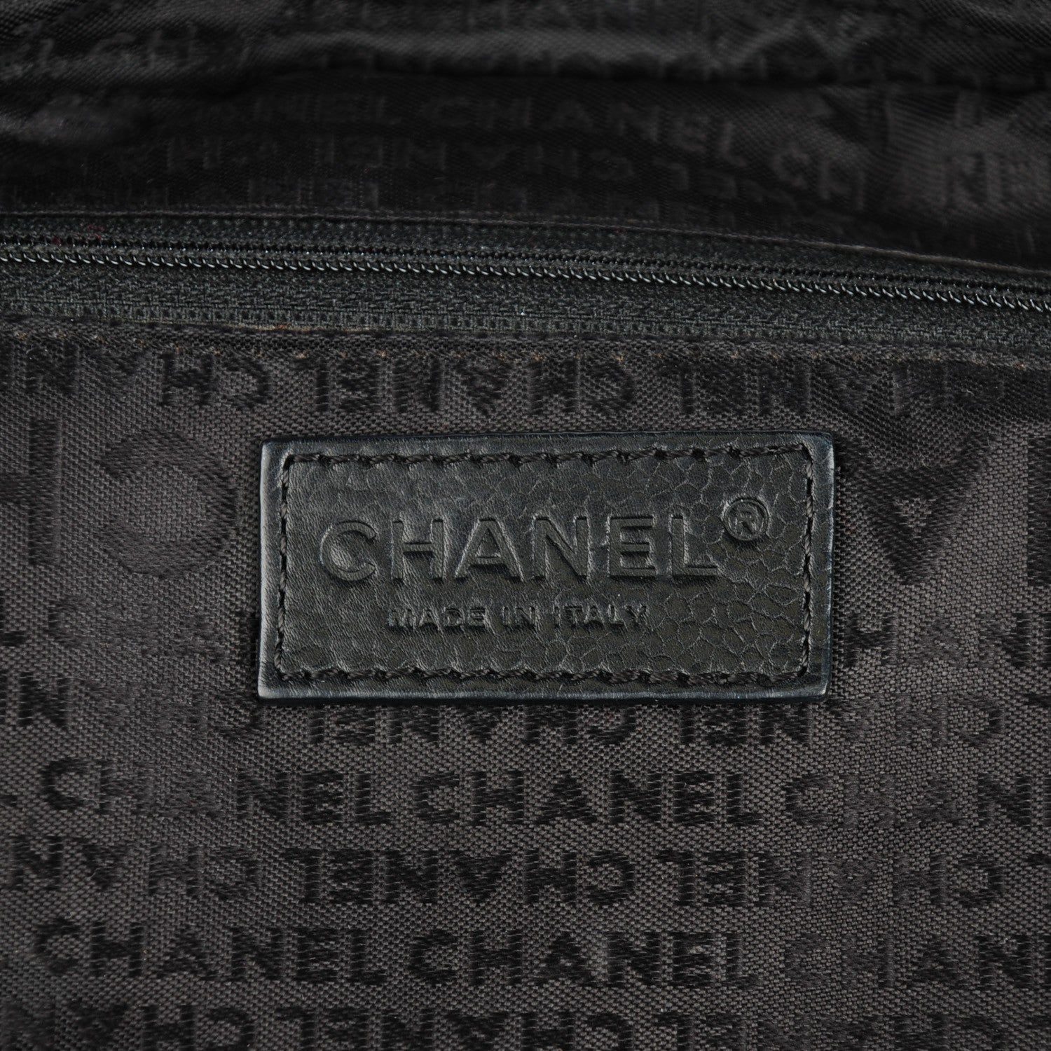 Chanel Caviar Square Stitched Medium Tote Black 6 of 6