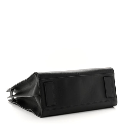 Saint Laurent Grained Calfskin Sac De Jour Souple North South Tote Black 4 of 12