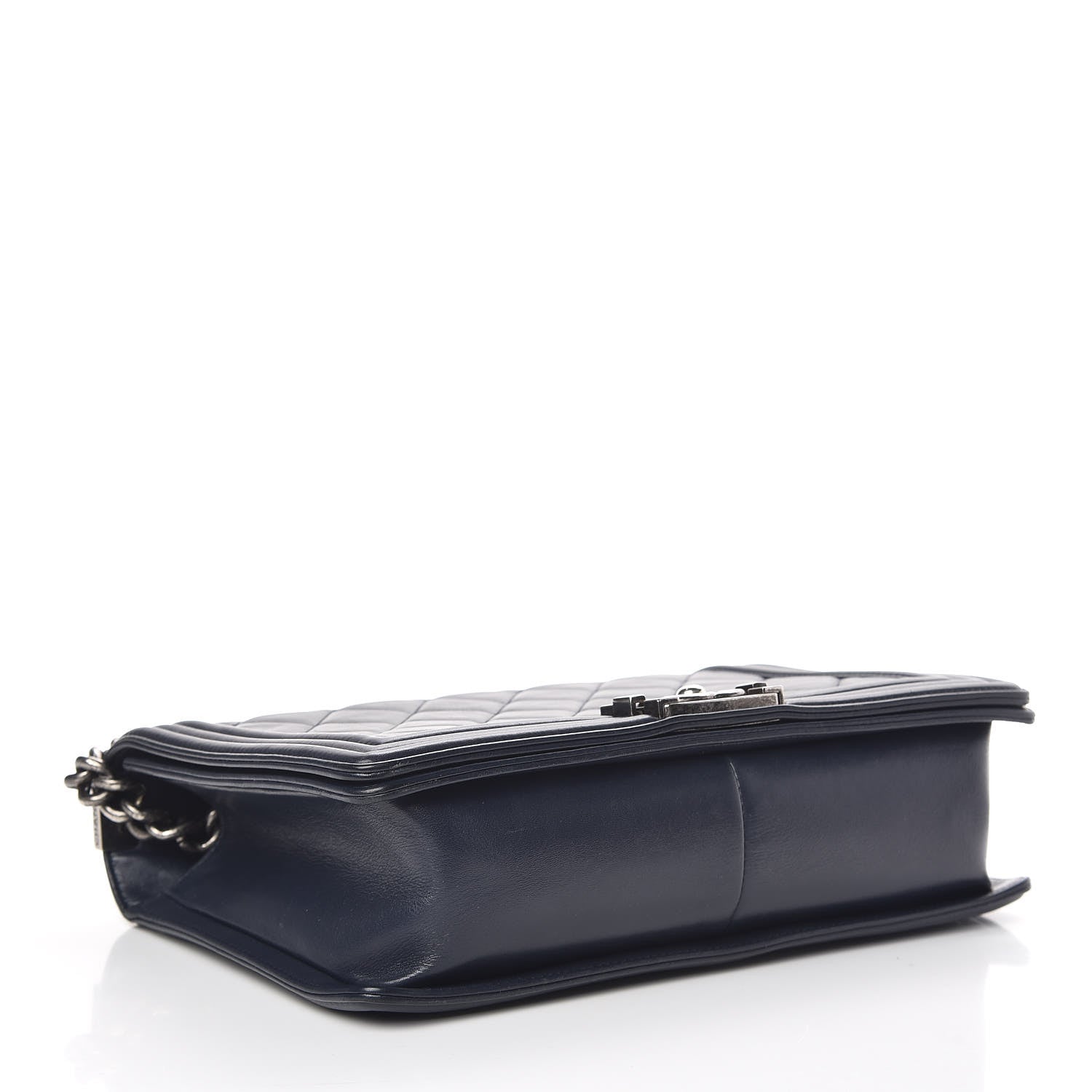 Chanel Lambskin Quilted New Medium Boy Flap Navy 4 of 15