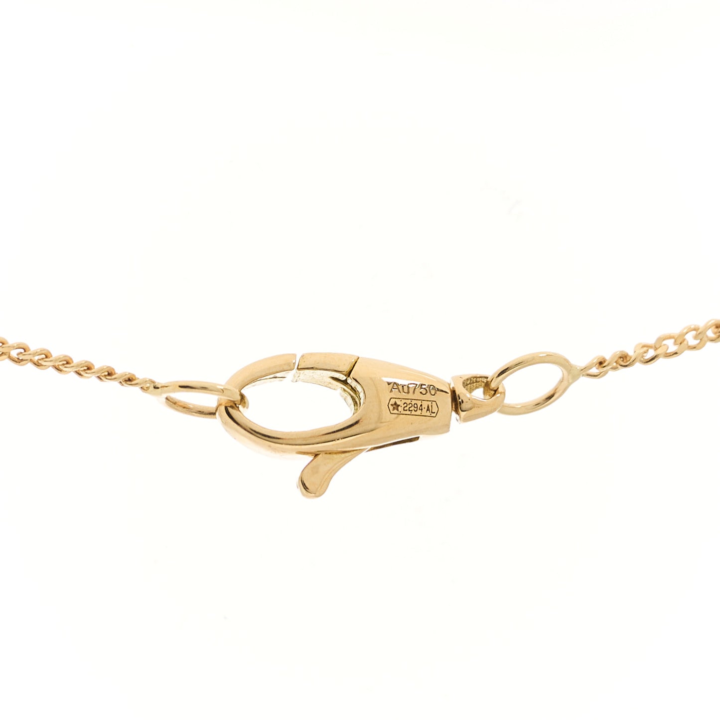 18K Yellow Gold Emerald Ouroboros Snake Necklace