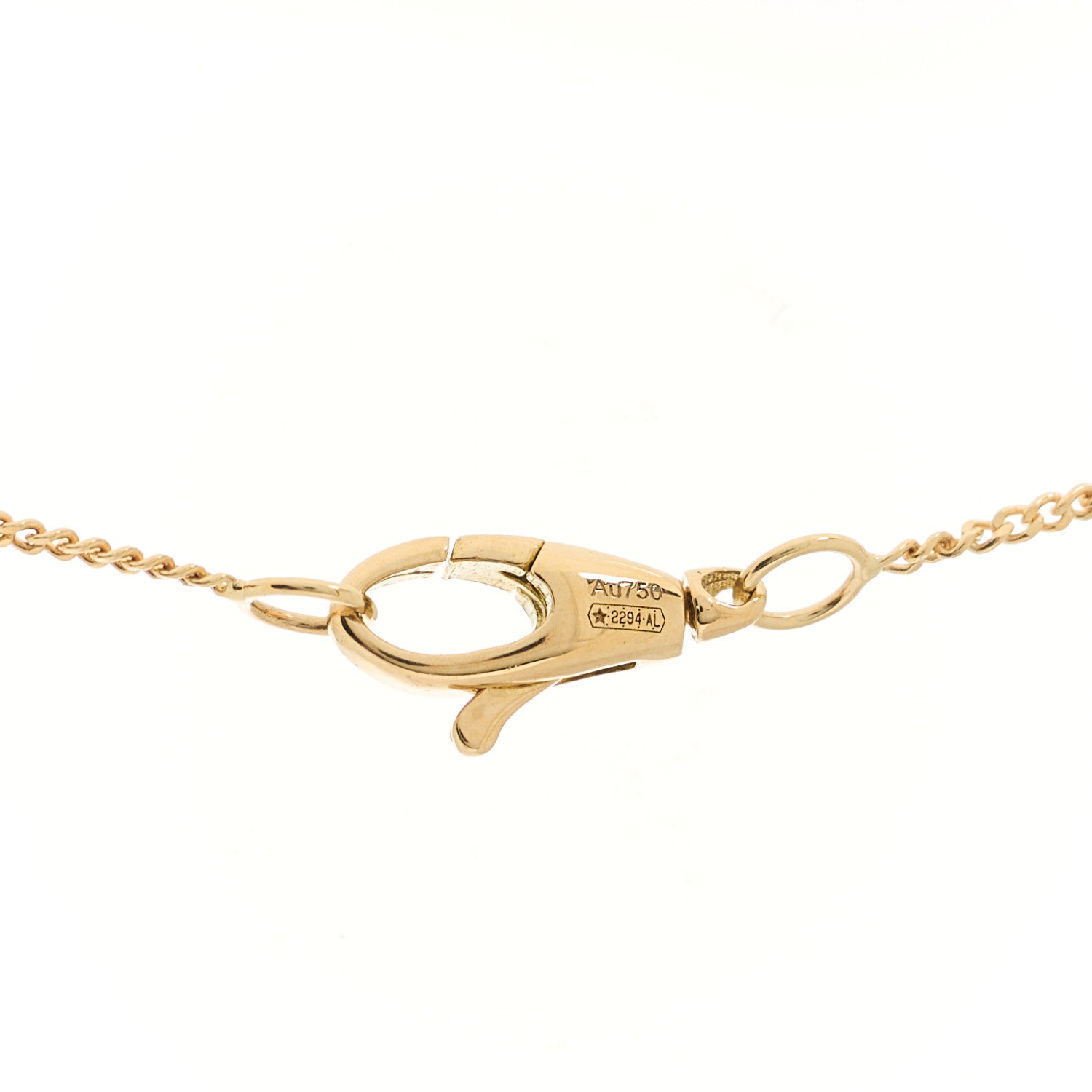 Gucci 18K Yellow Gold Emerald Ouroboros Snake Necklace 4 of 6