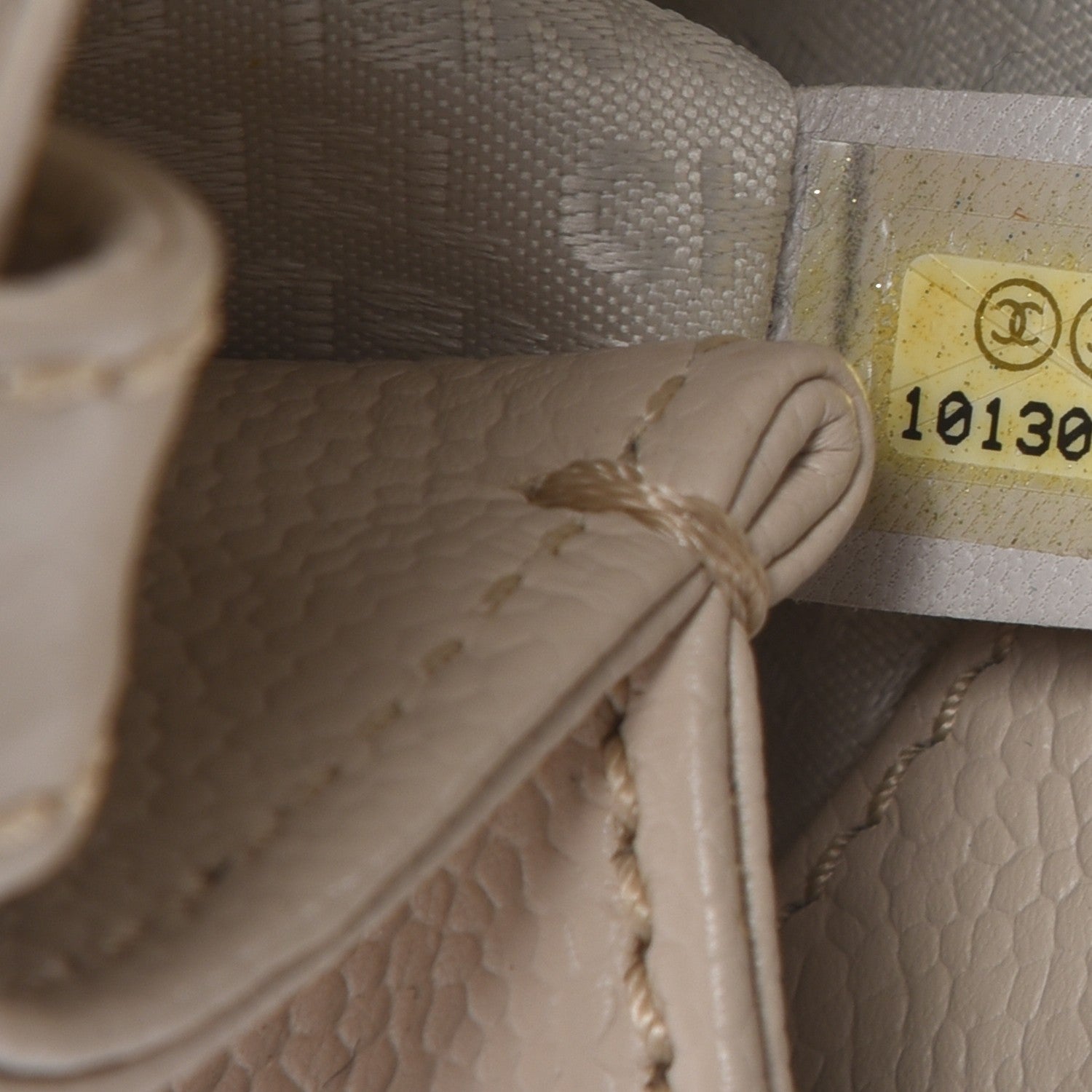 Chanel Caviar Quilted Mademoiselle Flap Bag Light Beige 8 of 9
