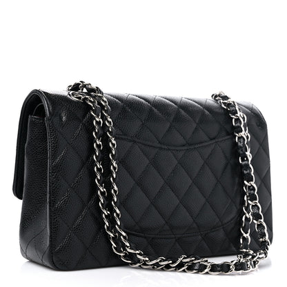 Chanel Caviar Quilted Medium Double Flap Black 3 of 10