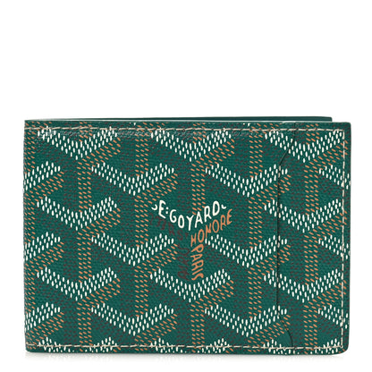 Goyard Goyardine Bi-Fold Victoire PM Wallet Green 1 of 8