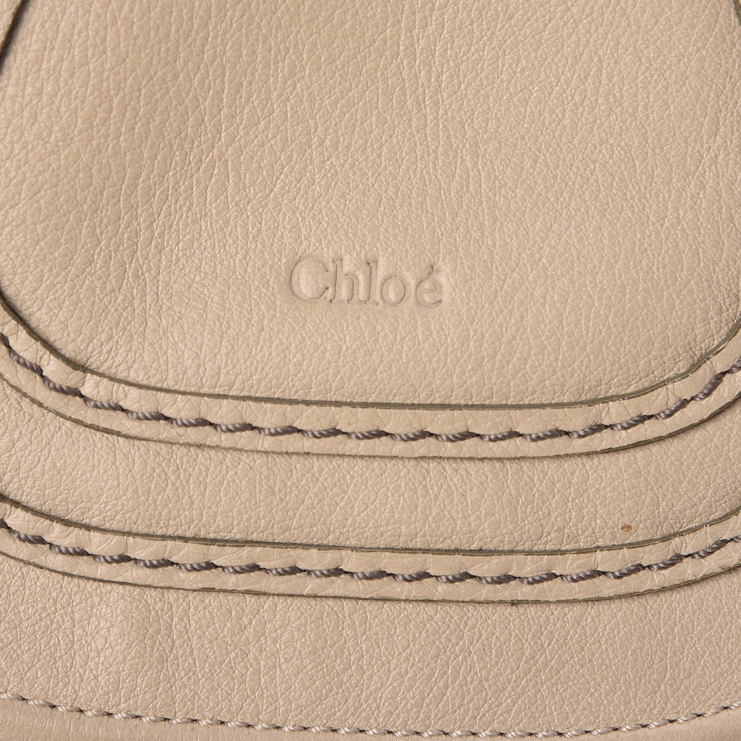 Calfskin Medium Marcie Round Zip Crossbody Bag Angora Beige