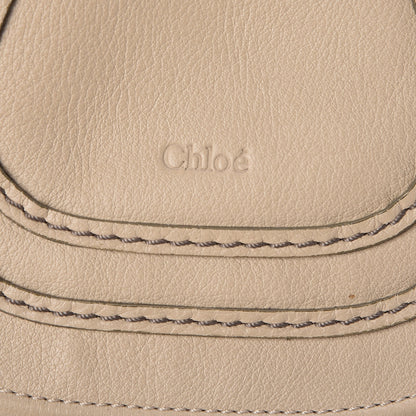 Chloe Calfskin Medium Marcie Round Zip Crossbody Bag Angora Beige 13 of 23