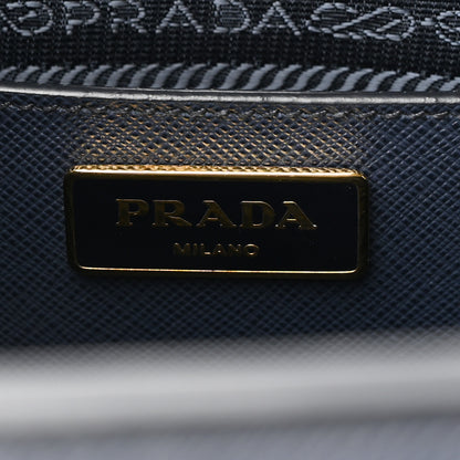 Prada Saffiano Lux Parabole Tote Baltico 6 of 9