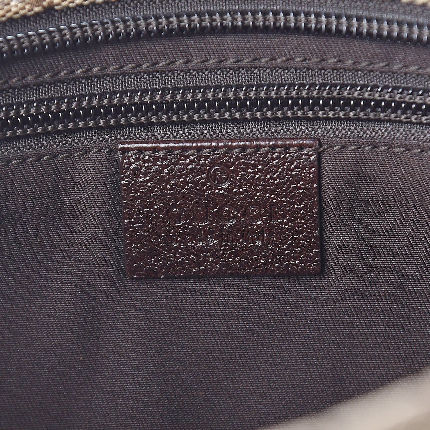 Gucci Monogram Web Small Flat Messenger Crossbody Dark Brown 6 of 10