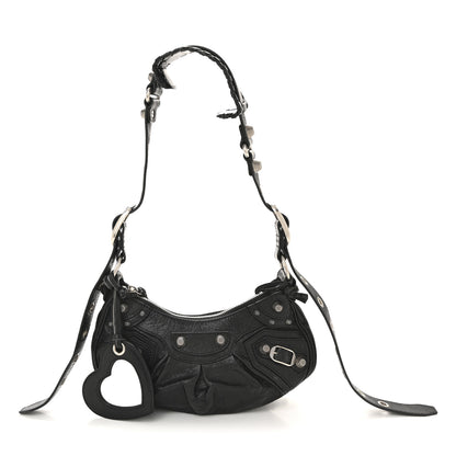 Balenciaga Agneau Arena Le Cagole Shoulder Bag XS Black 1 of 14