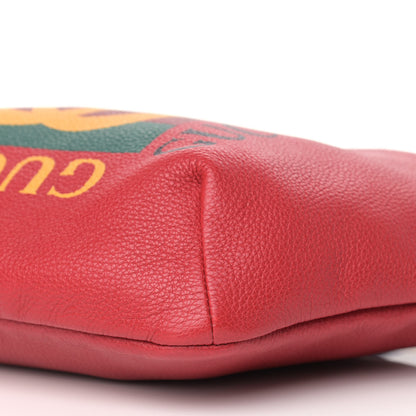 Gucci Grained Calfskin Logo Belt Bag Hibiscus Red 6 of 9