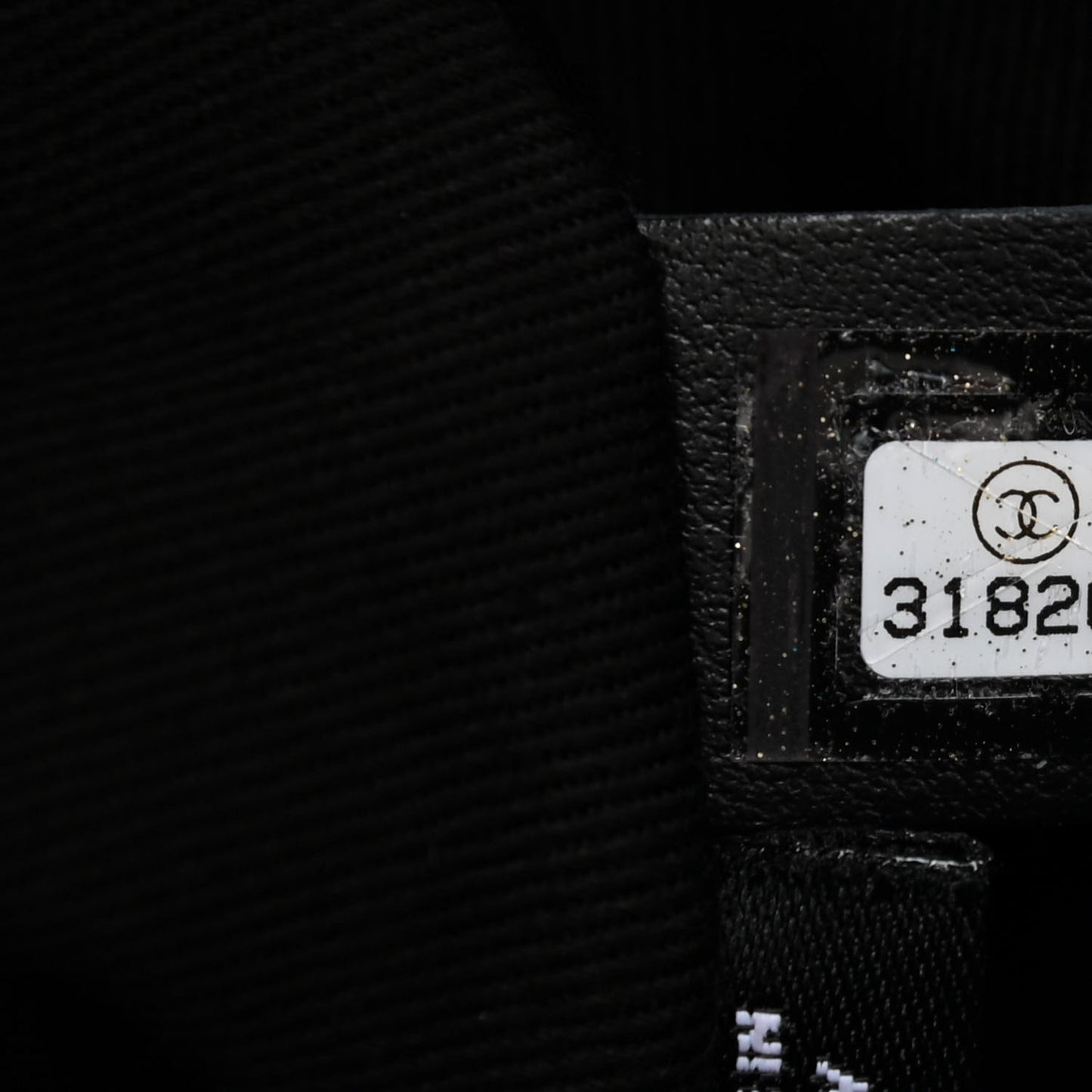 Calfskin Quilted CC Uniform Flap Belt Bag Black