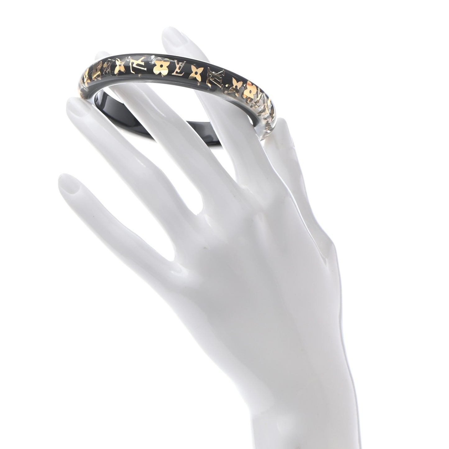 Resin Swarovski Medium Inclusion Bracelet PM Black