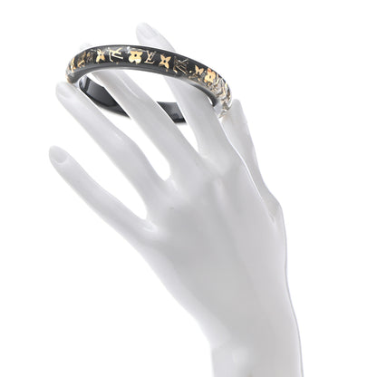 Louis Vuitton Resin Swarovski Medium Inclusion Bracelet PM Black 2 of 4