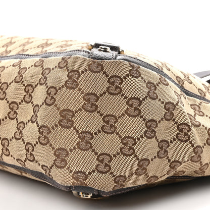 Gucci Monogram Large Abbey Tote Dark Brown 10 of 12