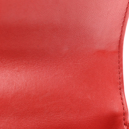 Prada Nappa Gaufre Small Chain Flap Shoulder Bag Fuoco 11 of 12