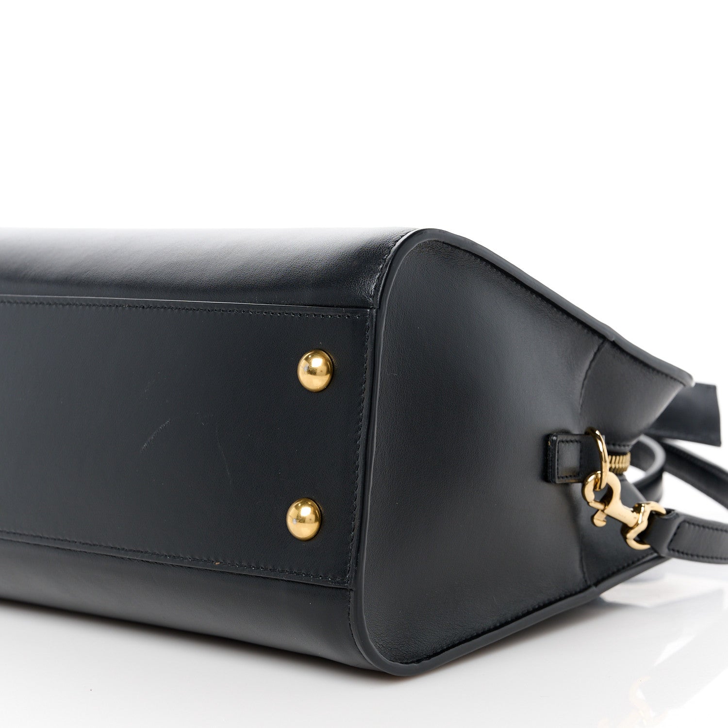 Saint Laurent Calfskin Monogram Baby Cabas Black 12 of 12