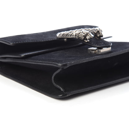 Gucci Suede Mini Dionysus Shoulder Bag Black 9 of 10