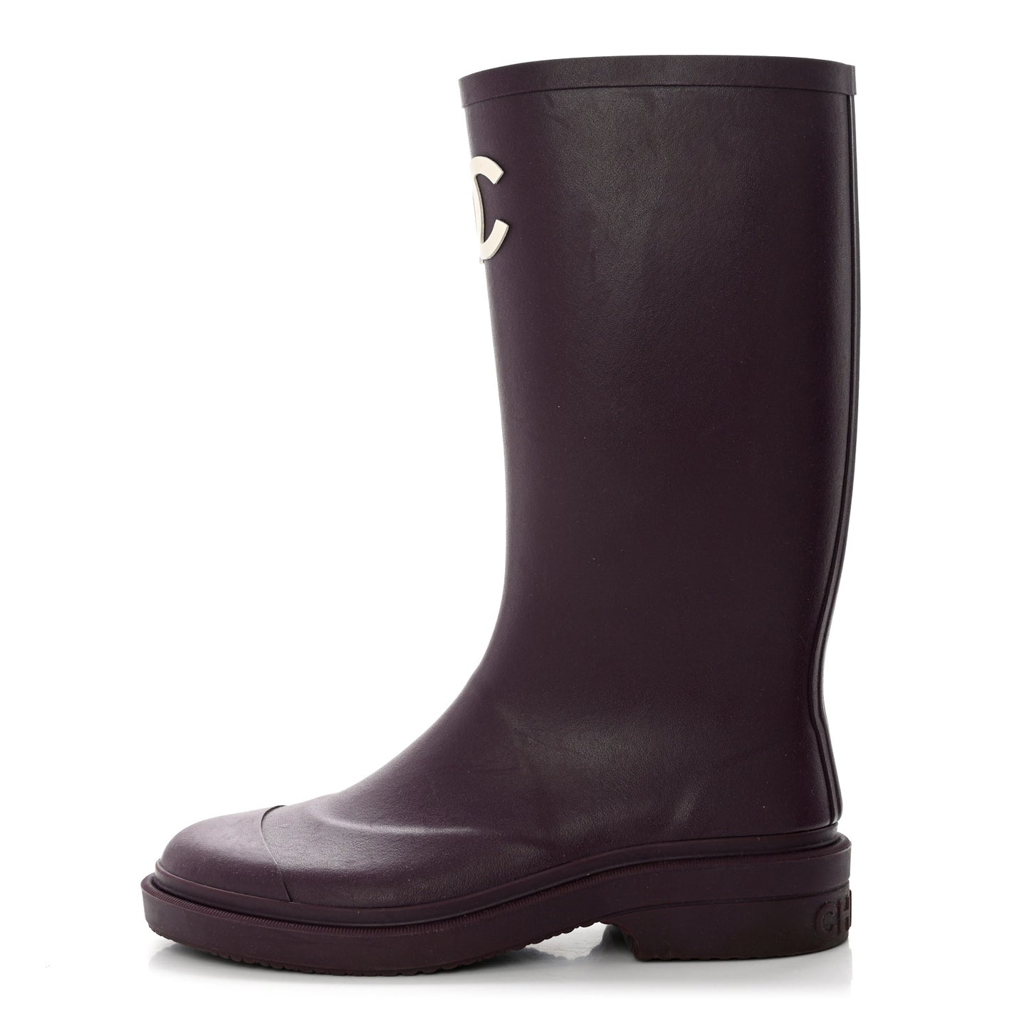 Caoutchouk CC High Boots 37 Dark Purple