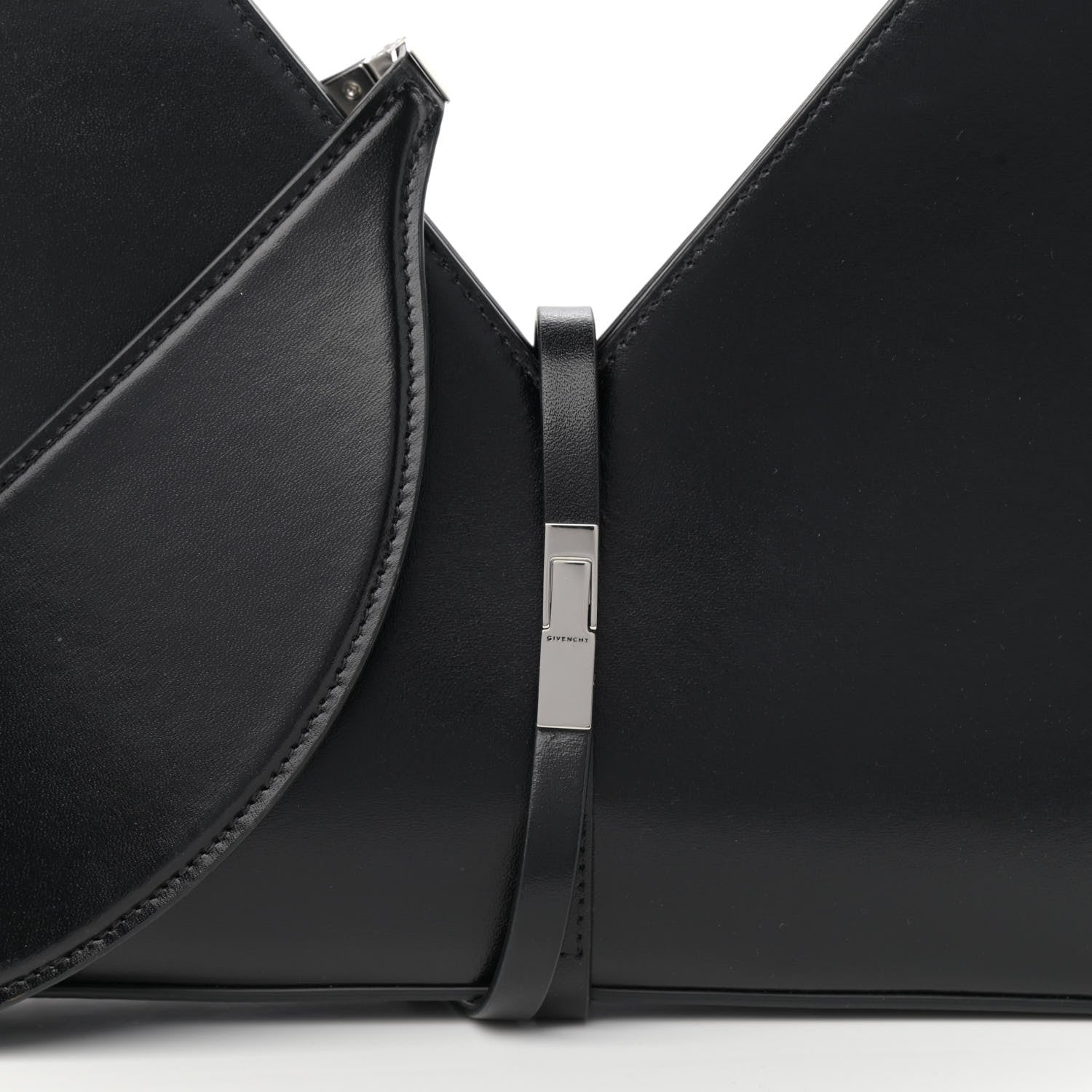 Givenchy Box Calfskin Small Cut Out Shoulder Bag Black 8 of 10