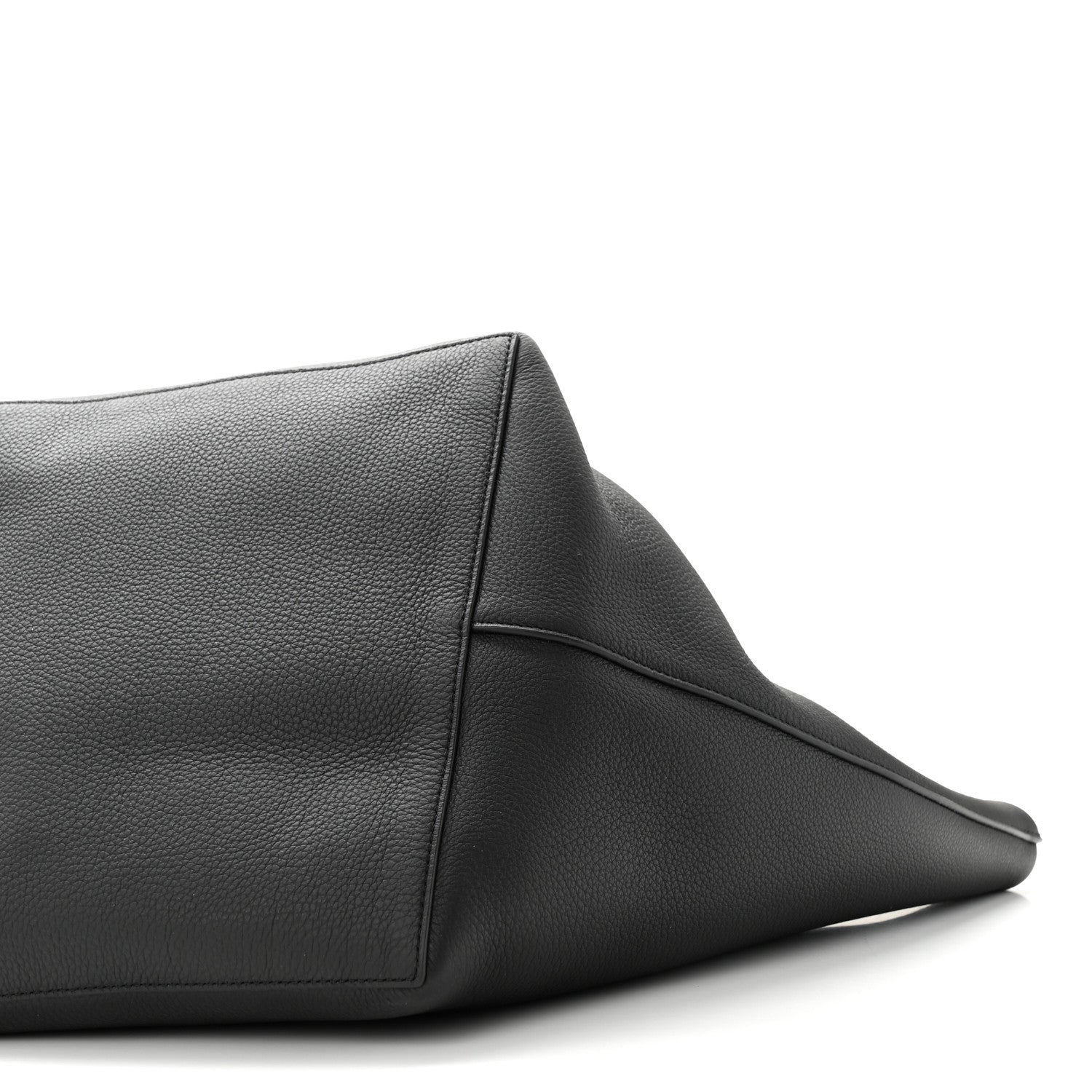 The Row Grained Calfskin Park Tote Three Black 10 of 10
