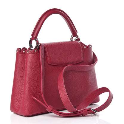 Louis Vuitton Taurillon Lace Croquets Capucines BB Groseille 3 of 9