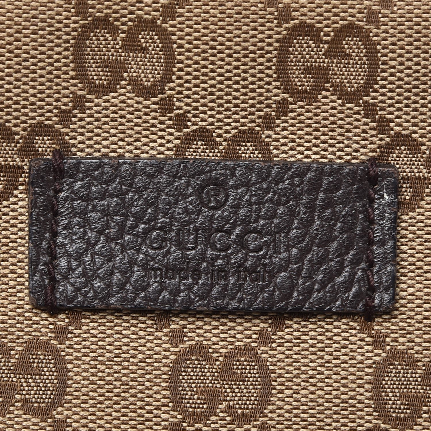 Gucci Monogram Travel Backpack Dark Brown 7 of 9