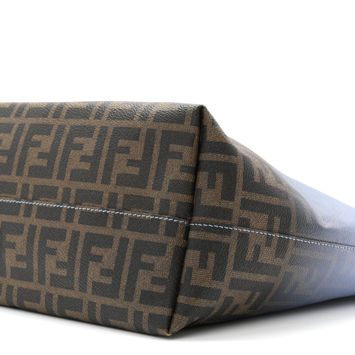Fendi Zucca Spalmati Ombre Medium Roll Tote Tobacco Nebula 10 of 10