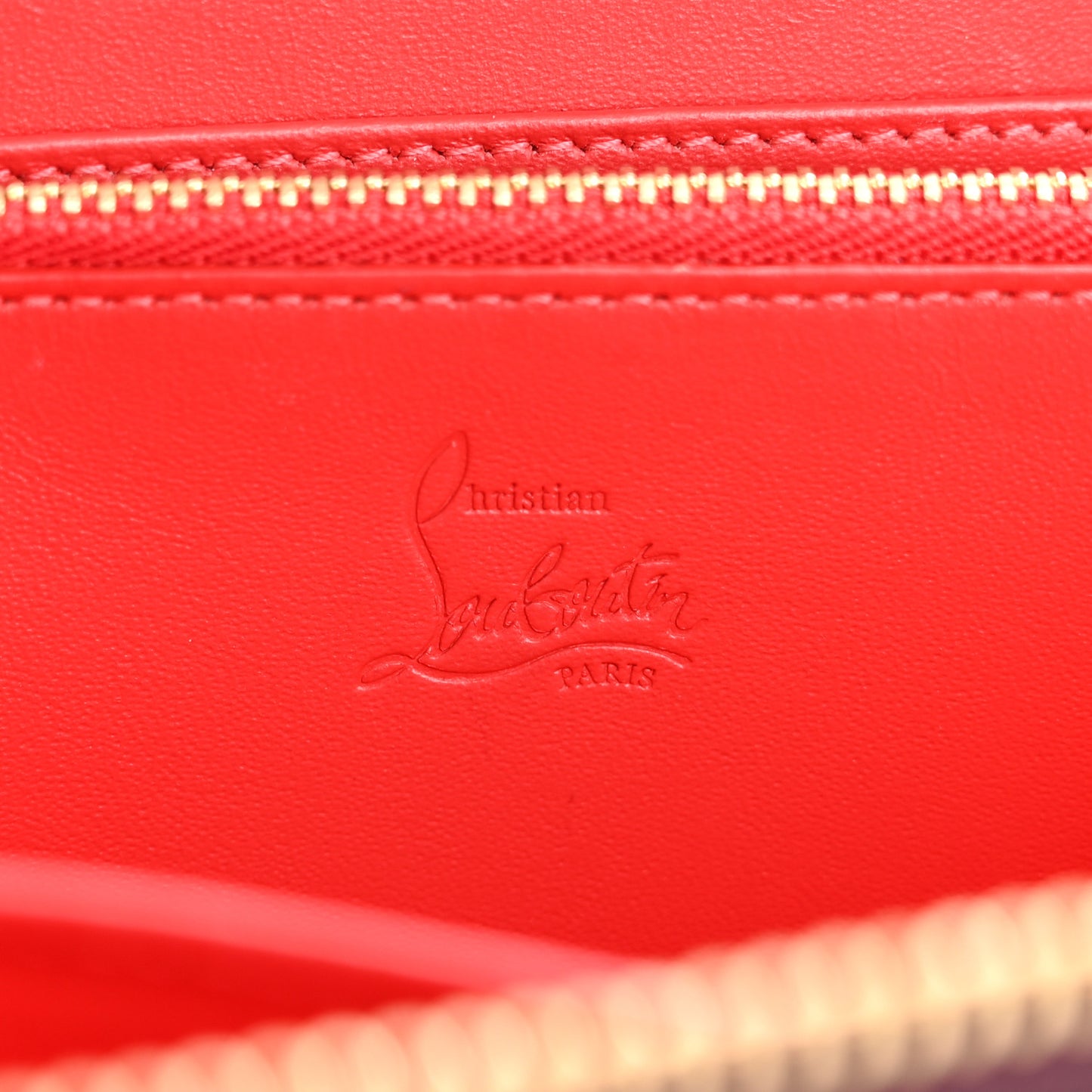 Calfskin Loubinthesky Panettone Wallet Purple