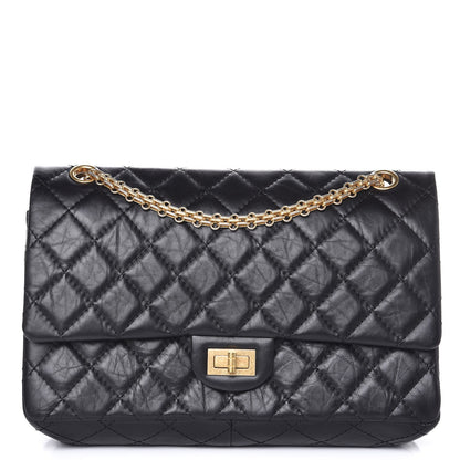 Chanel Aged Calfskin Quilted 2.55 Reissue 226 Flap Black 1 of 9