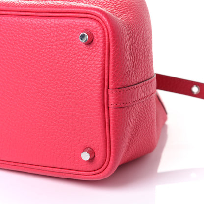 Hermes Taurillon Clemence Picotin Lock 18 PM Rose Extreme 9 of 10