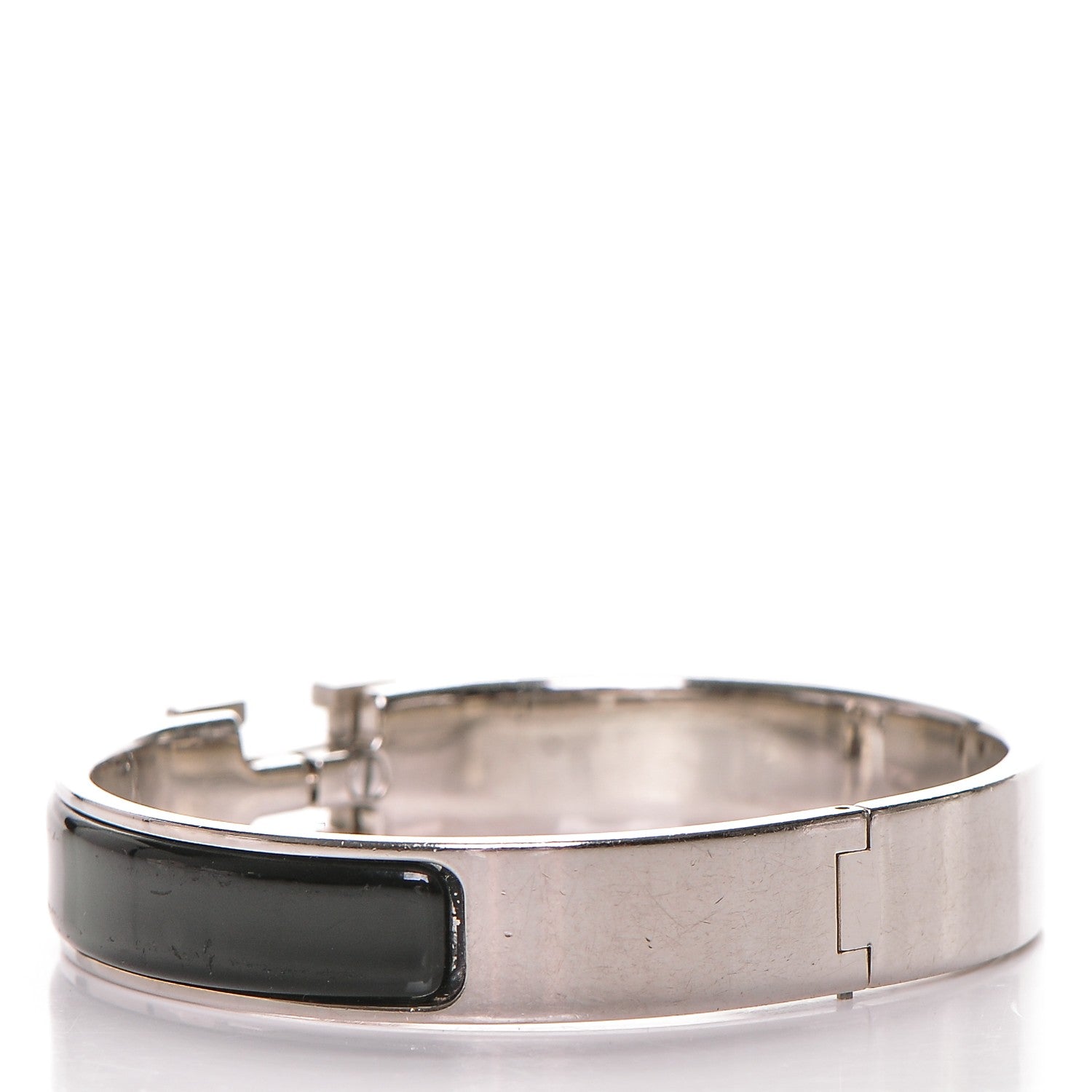 Hermes Enamel Narrow Clic Clac H Bracelet PM Black 3 of 6