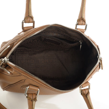 Chanel Calfskin Small Tassel Bowler Light Brown 6 of 8