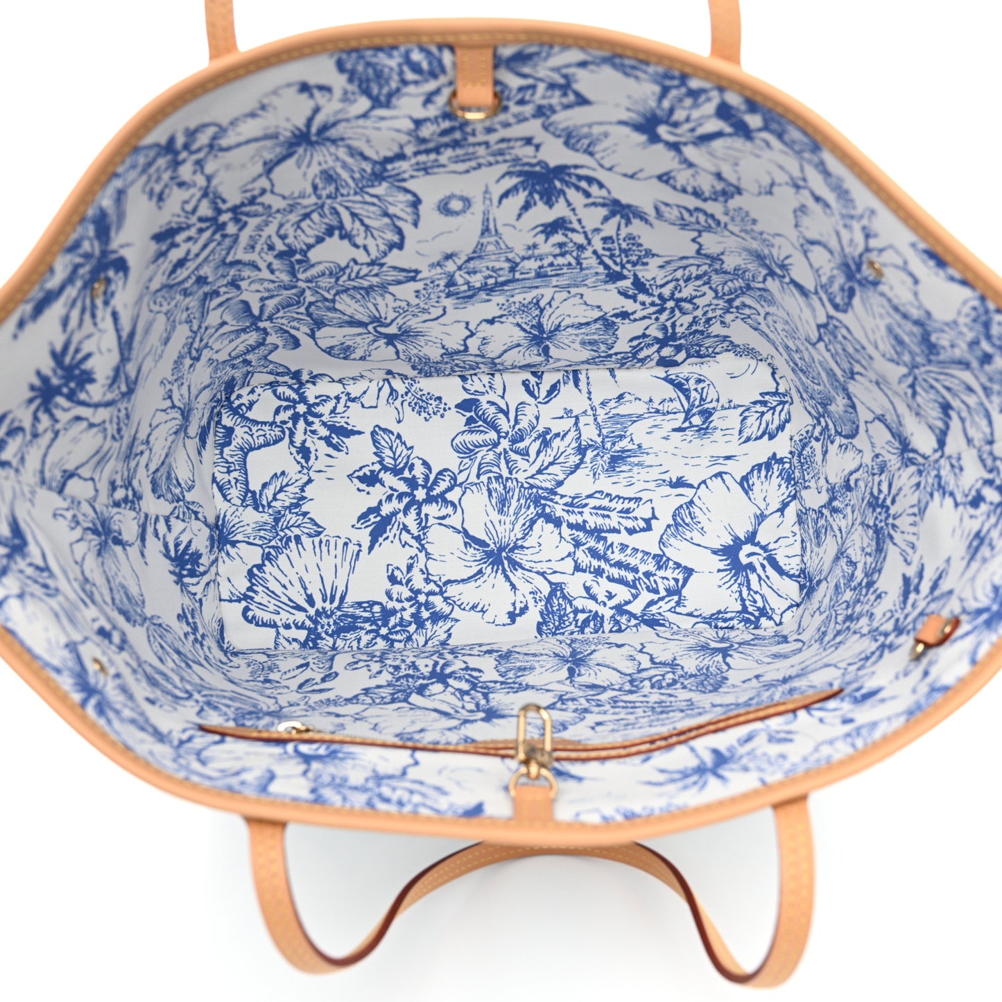 Monogram Tiles By The Pool 2.0 Neverfull MM Lagoon Blue