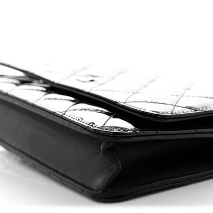 Chanel Patent Quilted Wallet On Chain WOC Black 10 of 11