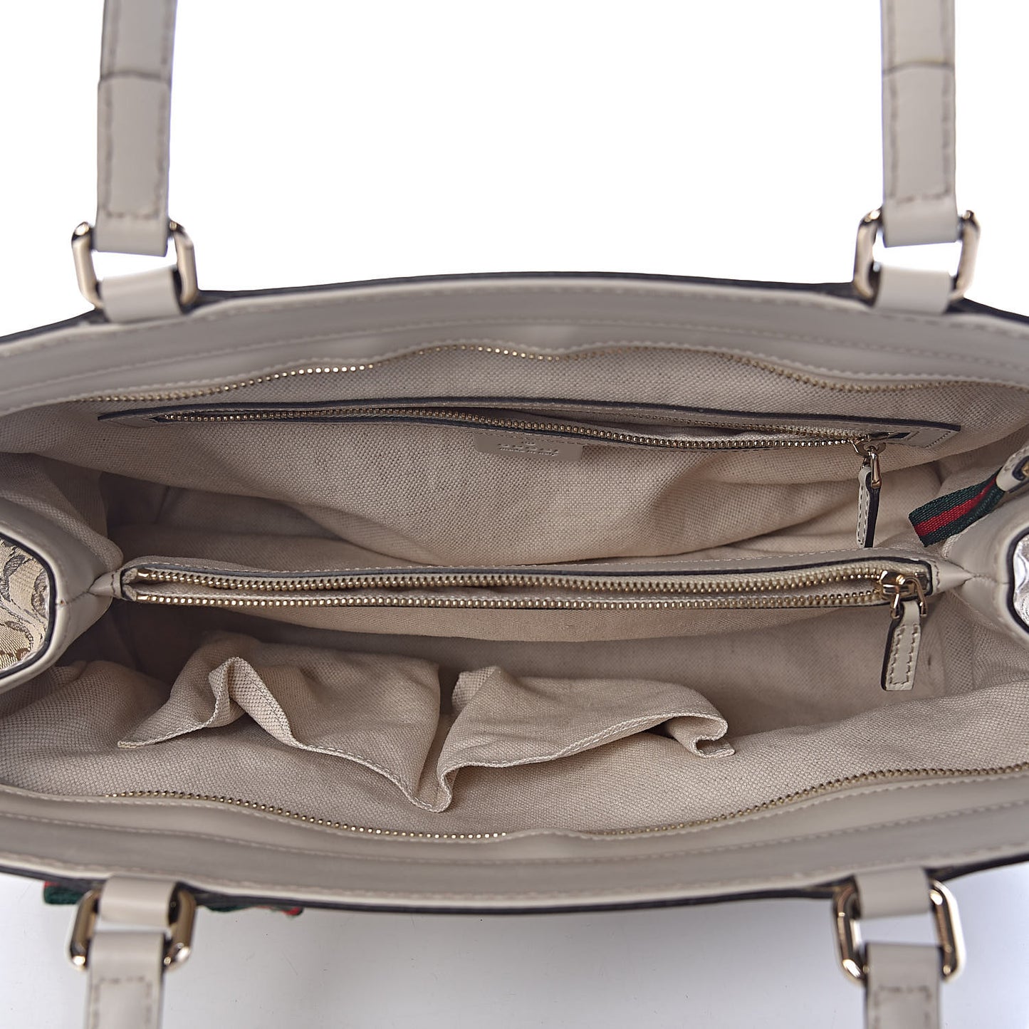Monogram Medium Mayfair Tote Off White