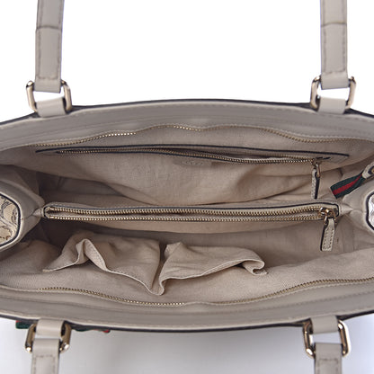Gucci Monogram Medium Mayfair Tote Off White 6 of 12
