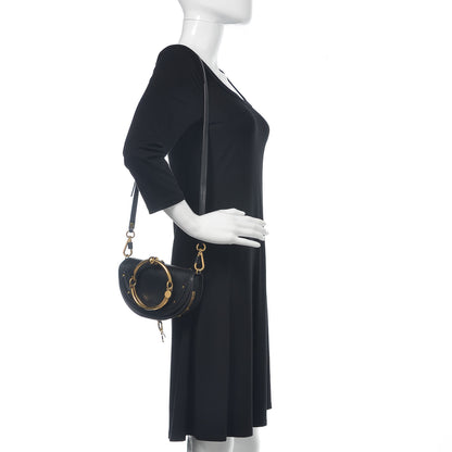Chloe Calfskin Small Nile Bracelet Minaudiere Bag Black 2 of 10